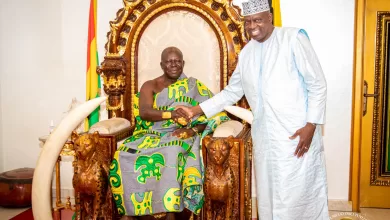 Otumfuo X Mr Mousa Koanda jpg