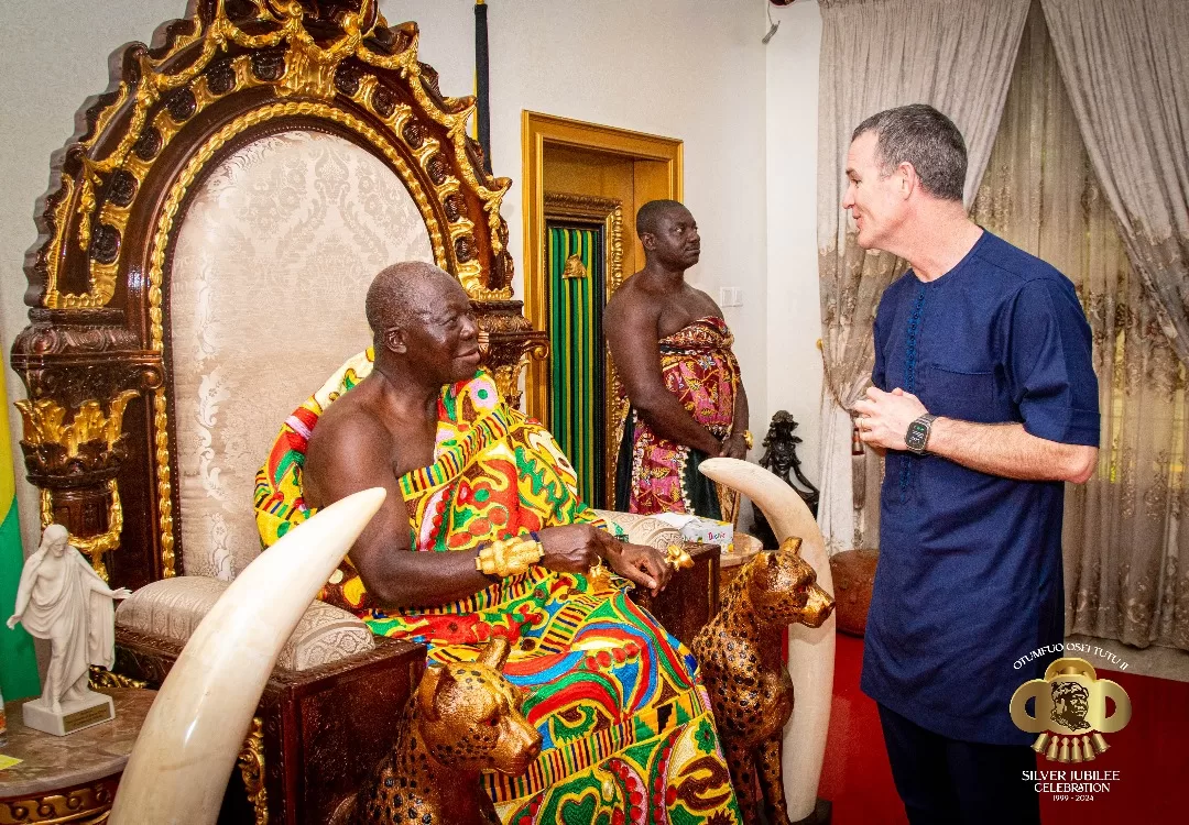 Otumfuo X Newmont Vice jpg