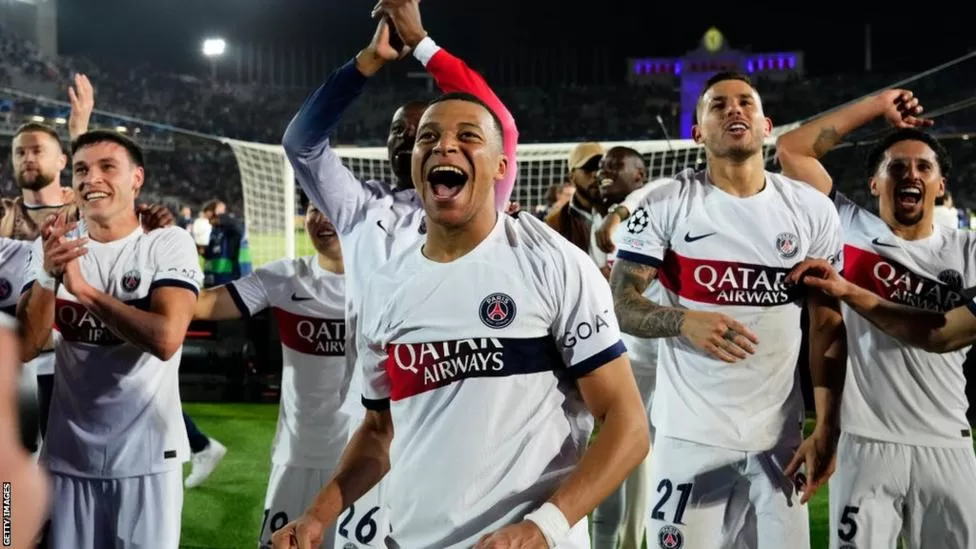 Kylian Mbappe scored twice as Paris St-Germain beat Barcelona 4-1 at the Estadi Olimpic Lluis Companys