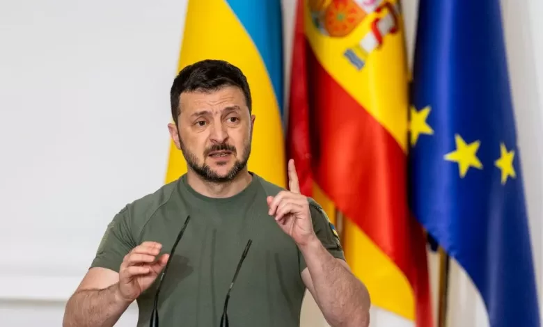 Ukrainian President Volodymyr Zelensky