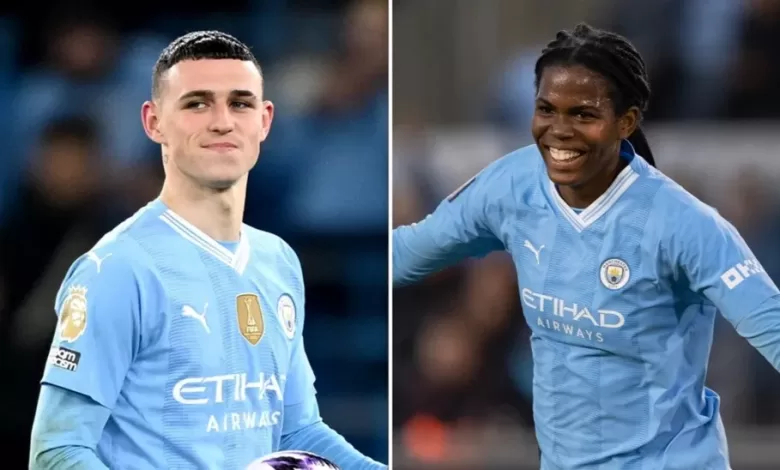 Phil Foden has scored 16 times in the Premier League this term, while Khadija Shaw has 21 Women's Super League goals