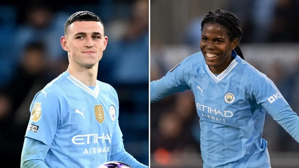 Phil Foden has scored 16 times in the Premier League this term, while Khadija Shaw has 21 Women's Super League goals