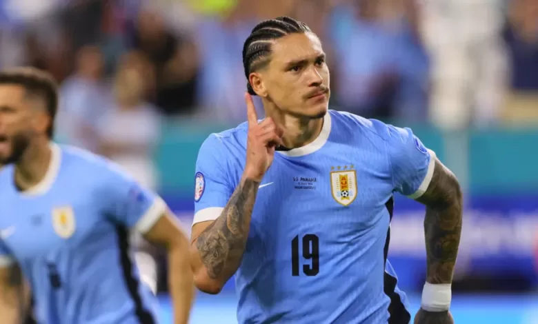 Nunez has scored 12 goals in 24 games for Uruguay