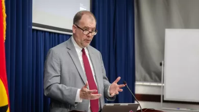 Deputy Chief of Mission, U.S. Embassy Accra, Rolf Olson, speaking at the event