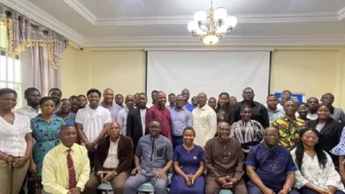 From (R-L) Kwamena Essielfie Quaison with participants