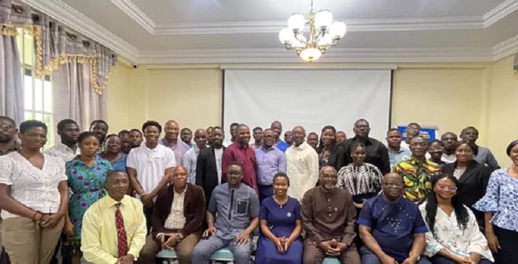 From (R-L) Kwamena Essielfie Quaison with participants