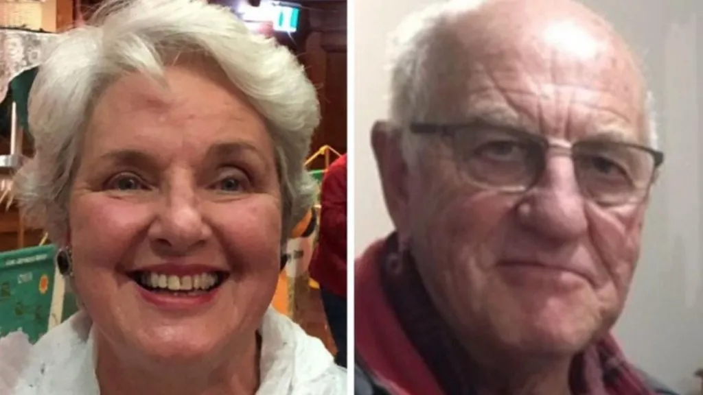 Carol Clay (left) and Russell Hill died while camping in the Wonnangatta Valley area of Victoria in 2020