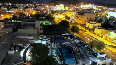 A night view of Muscat, Oman, in this file photo
