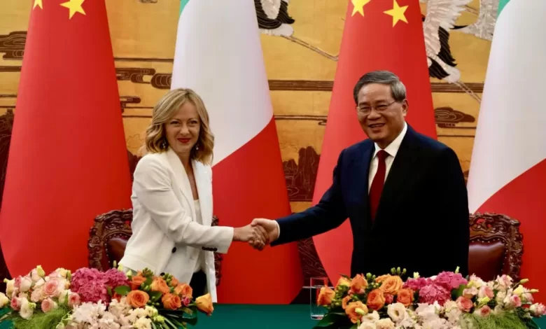 Giorgia Meloni's trip comes after she pulled Italy out of China's flagship Belt and Road Initiative investment scheme