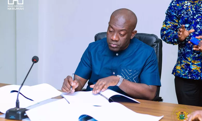 Oppong Nkrumah, Works and Housing Minister