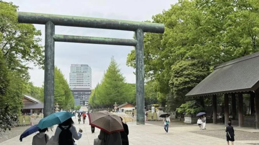 The shrine honours Japan's war dead but also convicted World War Two criminals