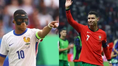 Kylian Mbappe is on the left and Cristiano Ronaldo on right. (Agencies)