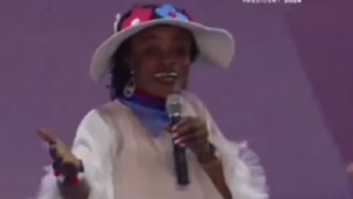 Diana Asamoah at NPP's Takoradi Campaign Rally