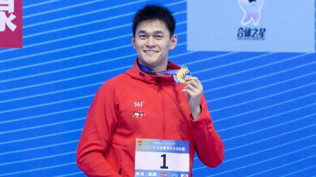 Sun Yang was banned for four years in 2020