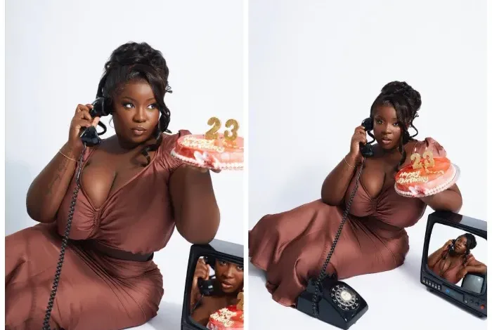 Actress Maame Serwaa's Look on 23rd Birthday