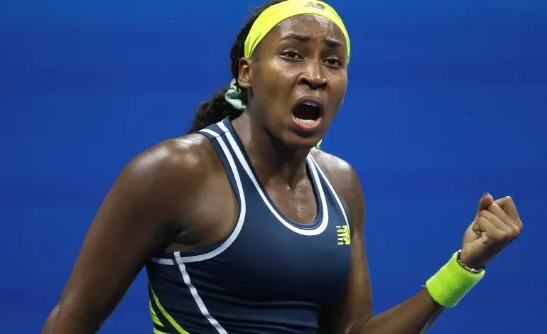 Coco Gauff won straight sets