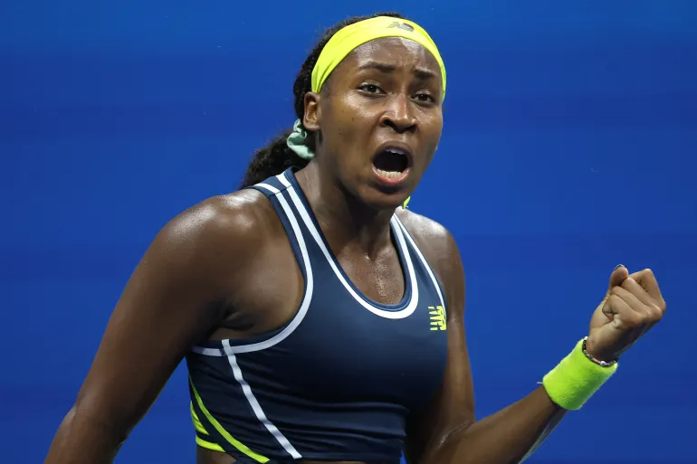 Coco Gauff won straight sets