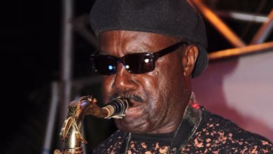 Ghanaian singer, composer, and saxophonist Gyedu Blay Ambolley