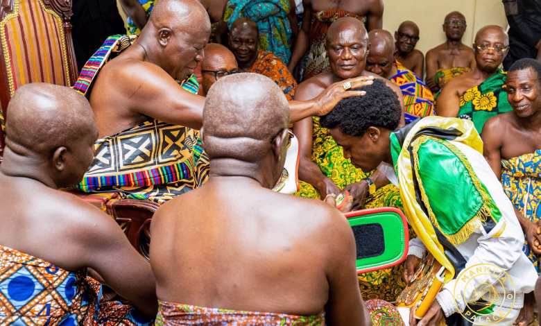 Otumfuo Osei Tutu II and Stanley Nyantakyi