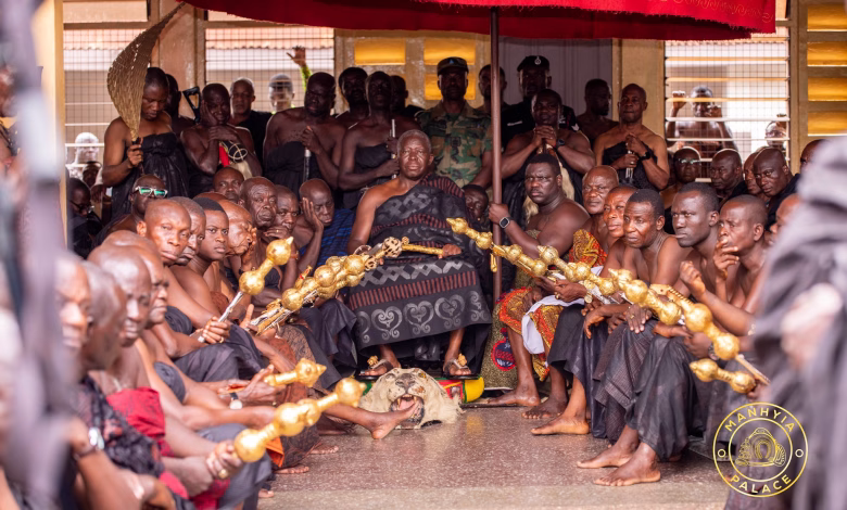 Otumfuo at Asanteman Council meeting