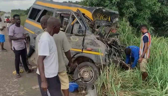 Accident Scene at Cape-Coast Takoradi Highway