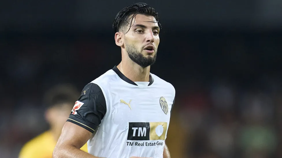 Valencia's former Wolves striker Rafa Mir