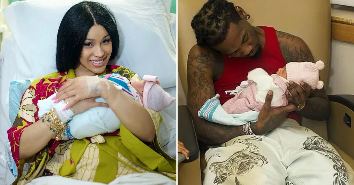 Cardi B and Offset with third child