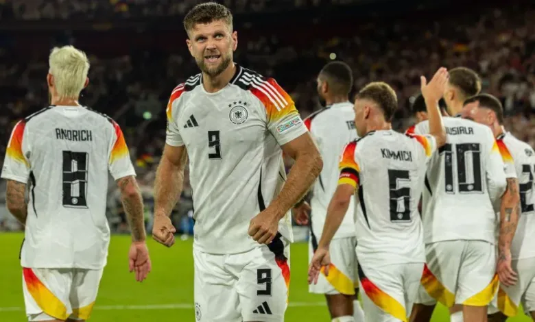 Niclas Fullkrug scored his first Germany goal since joining West Ham in the summer