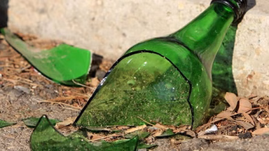 Broken bottle