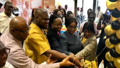 Managing Director-Precious Minerals Marketing Company (PMMC), Nana Akwasi Awuah (3rd from left)
