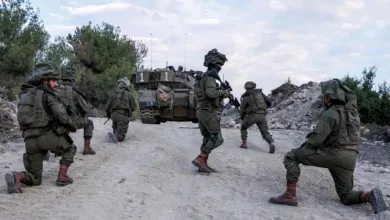 Hezbollah fighters on war front