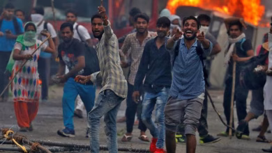 Hindu and Muslim riot