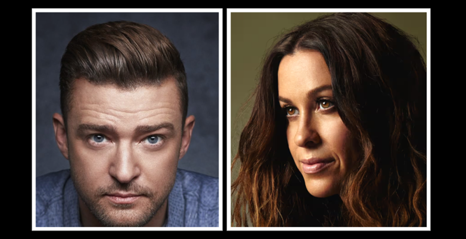 Justin Timberlake and Alanis Morissette