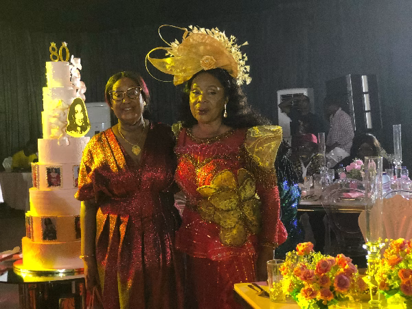 Maame Dokono (right) and daughter