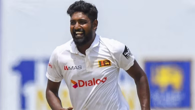 Prabath Juyasuriya was named man of the match for his 9 wickets in first test match