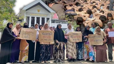 Protesters seeking justice for Tak Bai death victims