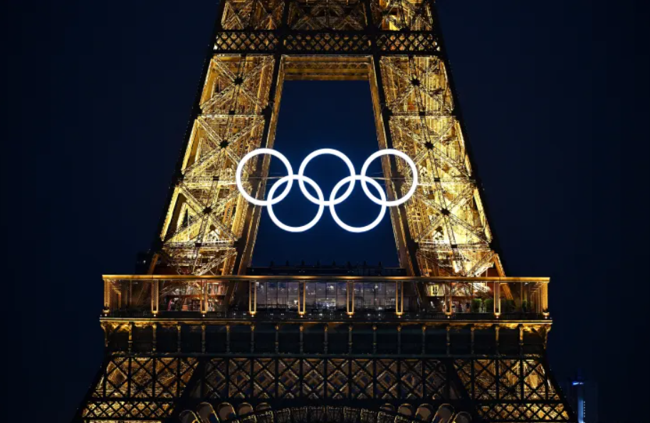 The Olympic ring have adorned the Eifel Tower since the opening of the PARIS Olympics on July 28