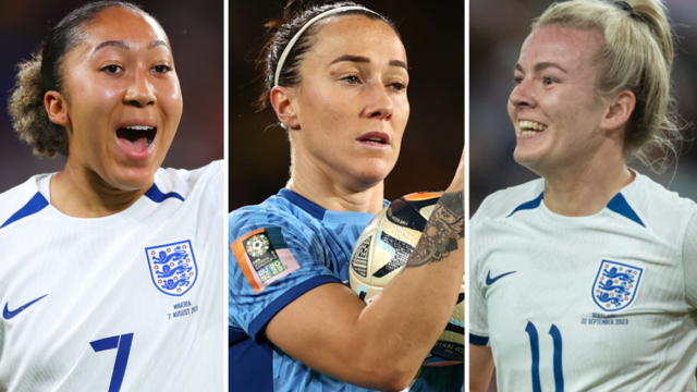 English stars, Lauren James, Lucy Bronze, and Lauren Hemp