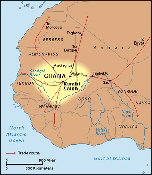 ancient ghana map