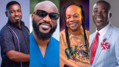 Musicians Nacee,Kwabena Kwabena,Daddy Lumba and Jack Alolome
