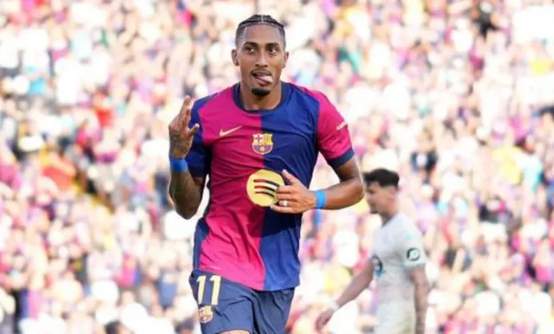 Raphinha scored a hat-trick