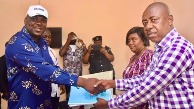 Mr. Daniel Nana Addo-Kenneth files nomination form at EC office