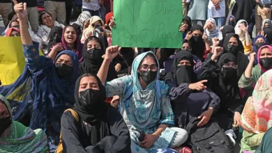 Protests in Lahore after reports spread online that a student had been raped on a college campus