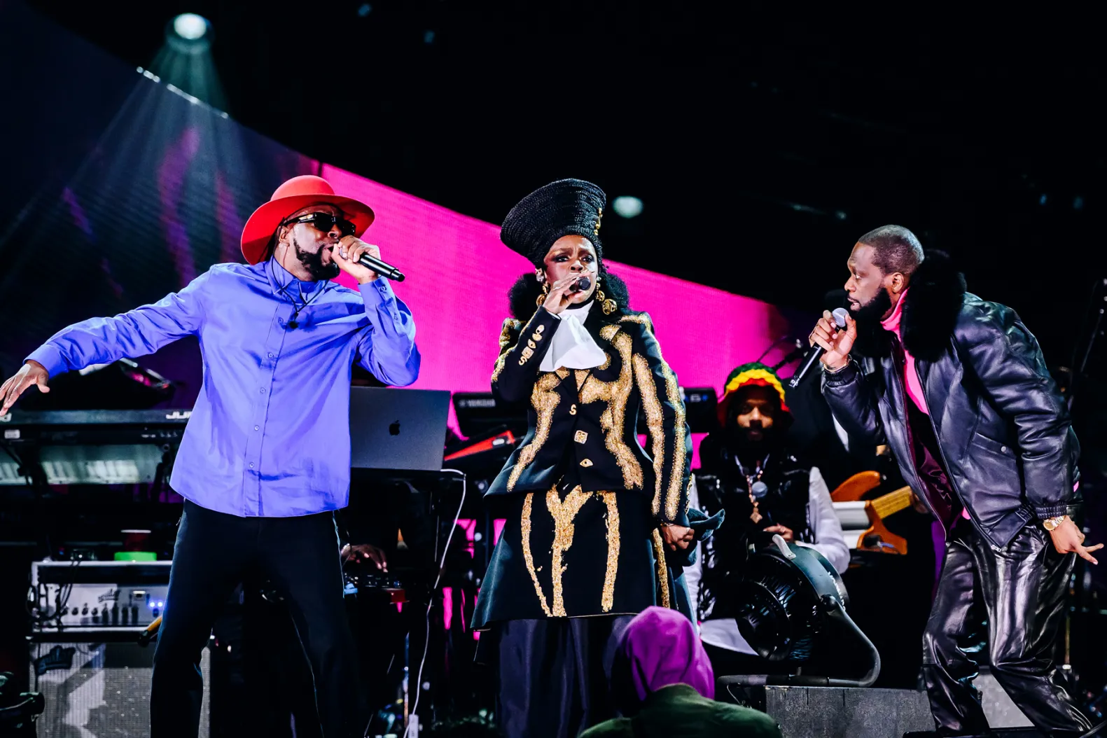 Lauryn Hill and Pras Michél