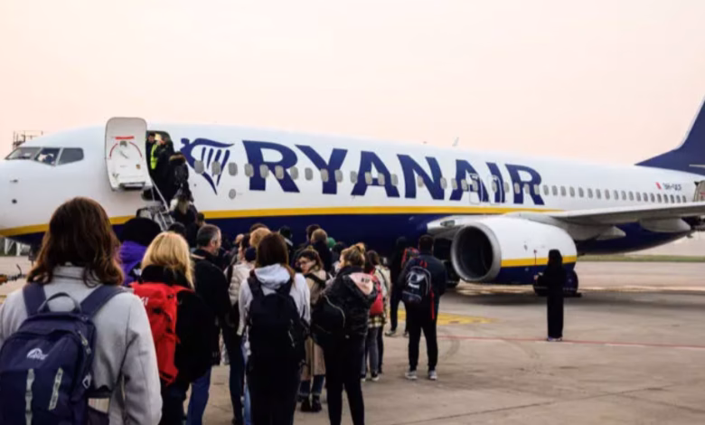 Passengers Boarding Ryanair