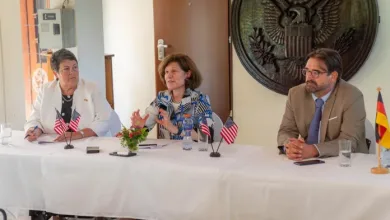 (L-R) U.S. Ambassador to Ghana, Virginia Palmer; U.S. Assistant Secretary of States for Conflict an Stabilization Operation, Anne Witkowsky; and German’s Ambassador to Ghana, Daniel Krull