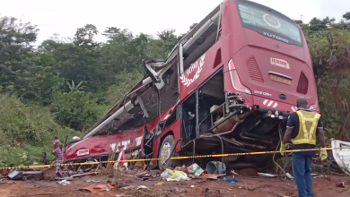 The accident scene