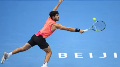 carlos Alcaraz into the Beijing Open Final
