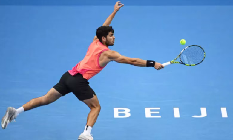 carlos Alcaraz into the Beijing Open Final