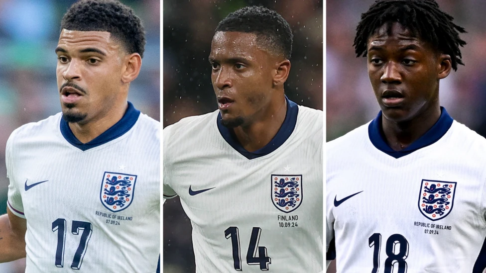 England's Morgan Gibbs-White, Ezri Konsa and Kobbie Mainoo all picked up injuries for their clubs this weekend